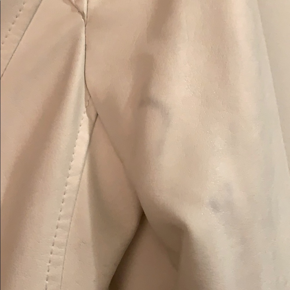 American Rag Cream Faux Leather Jacket - Picture 4 of 5